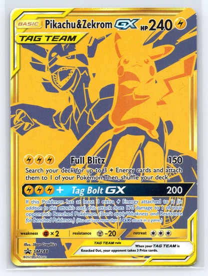 Pikachu & Zekrom GX - #SM248 - SM Promos