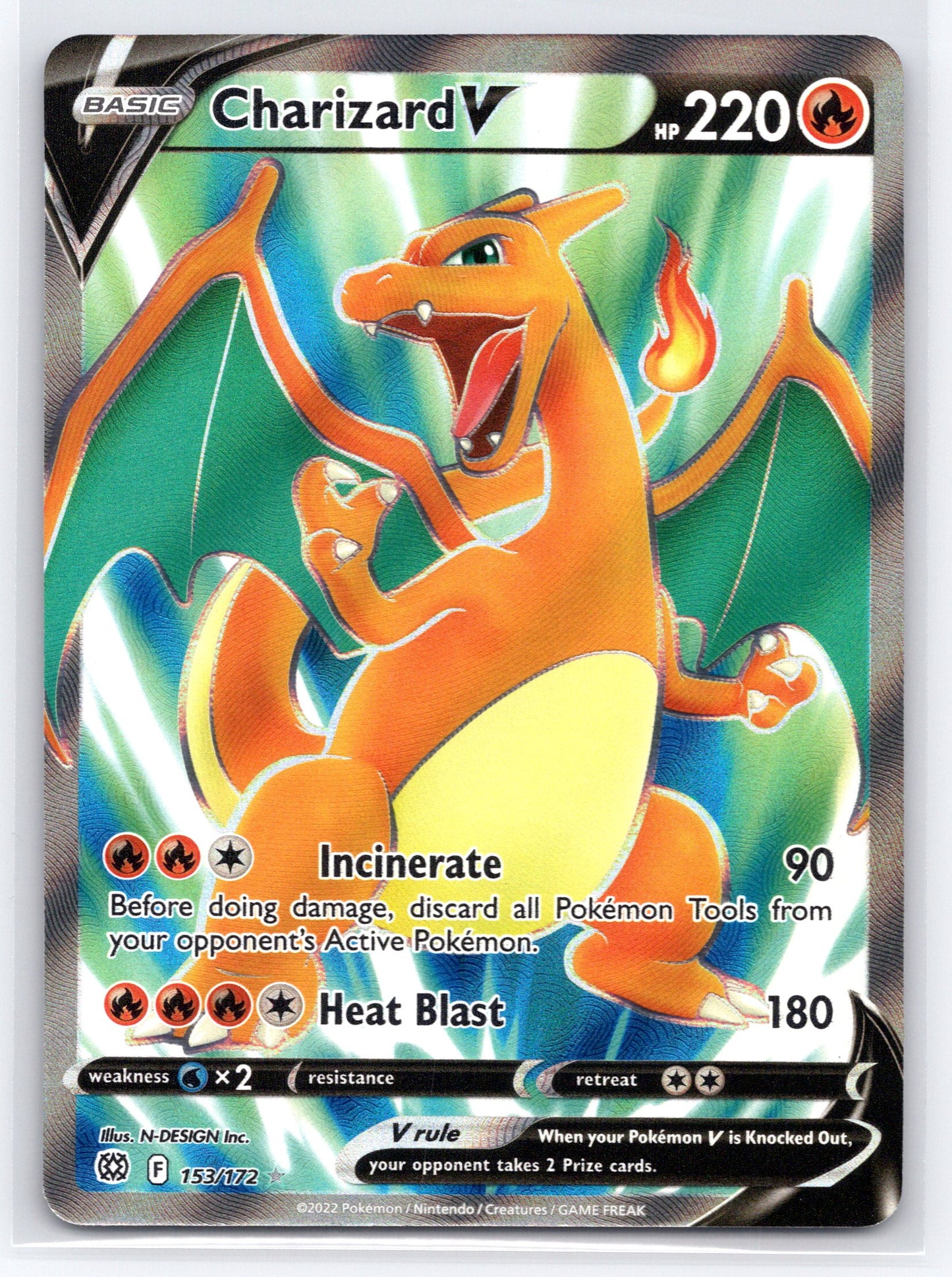 Charizard V (Full Art) - #153/172 - SWSH09: Brilliant Stars