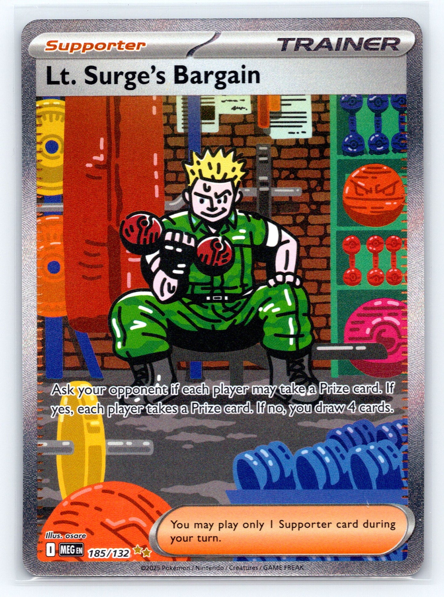 Lt. Surge's Bargain - #185/132 - ME01: Mega Evolution