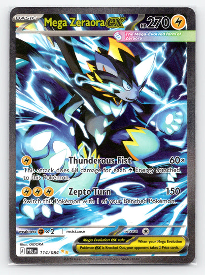 Mega Zeraora ex - #114/084 - ME05: Pitch Black