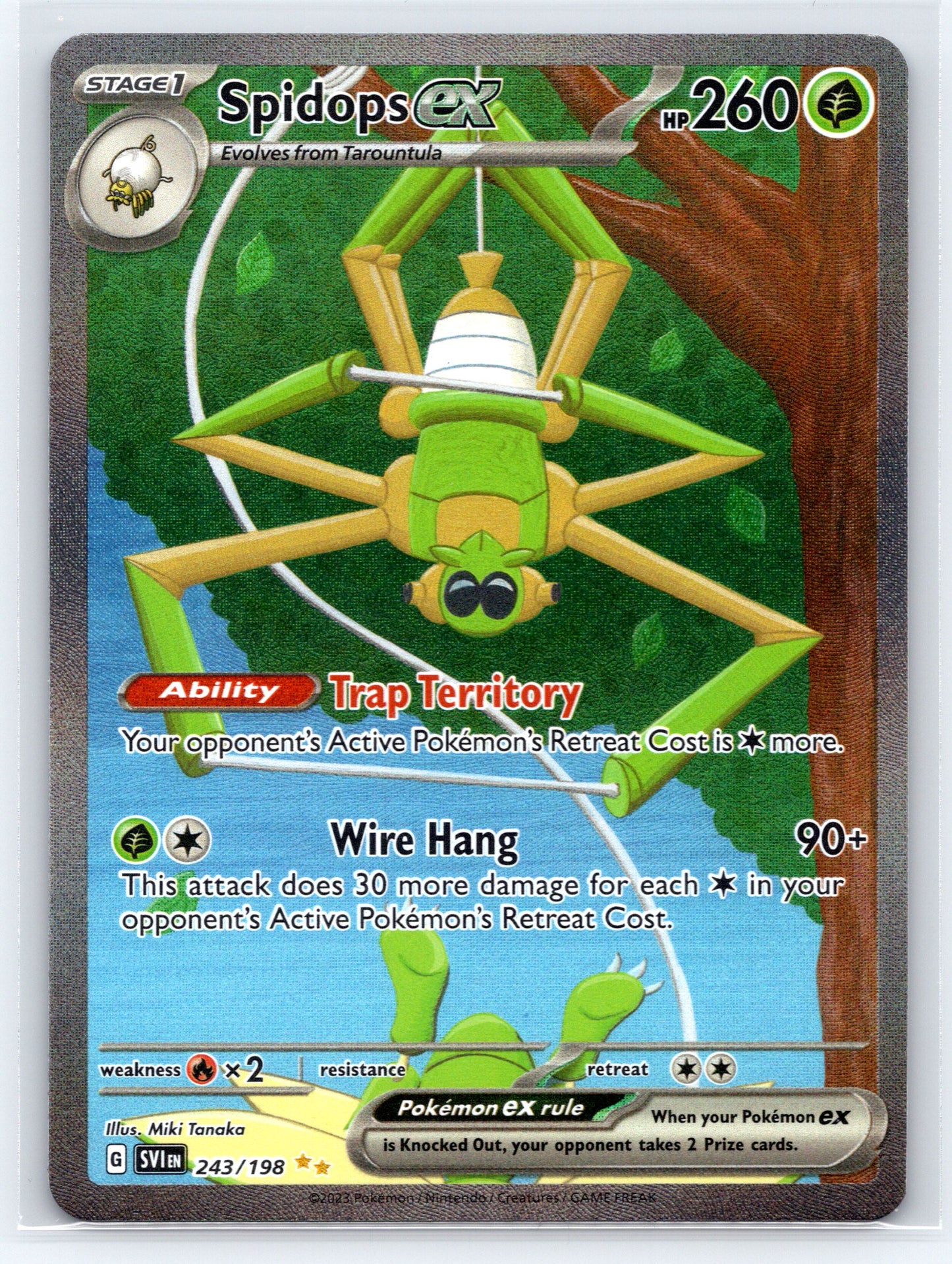 Spidops ex - #243/198 - SV01: Scarlet & Violet Base Set