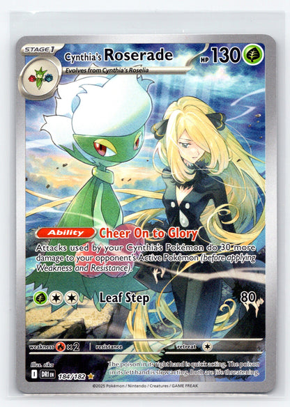 Cynthia's Roserade - #184/182 - SV10: Destined Rivals