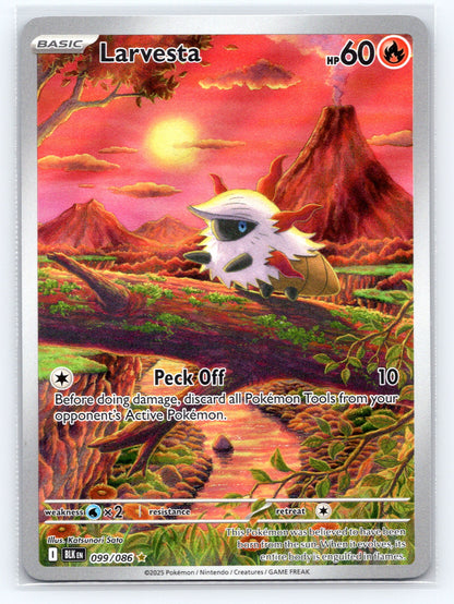 Larvesta - #099/086 - SV: Black Bolt