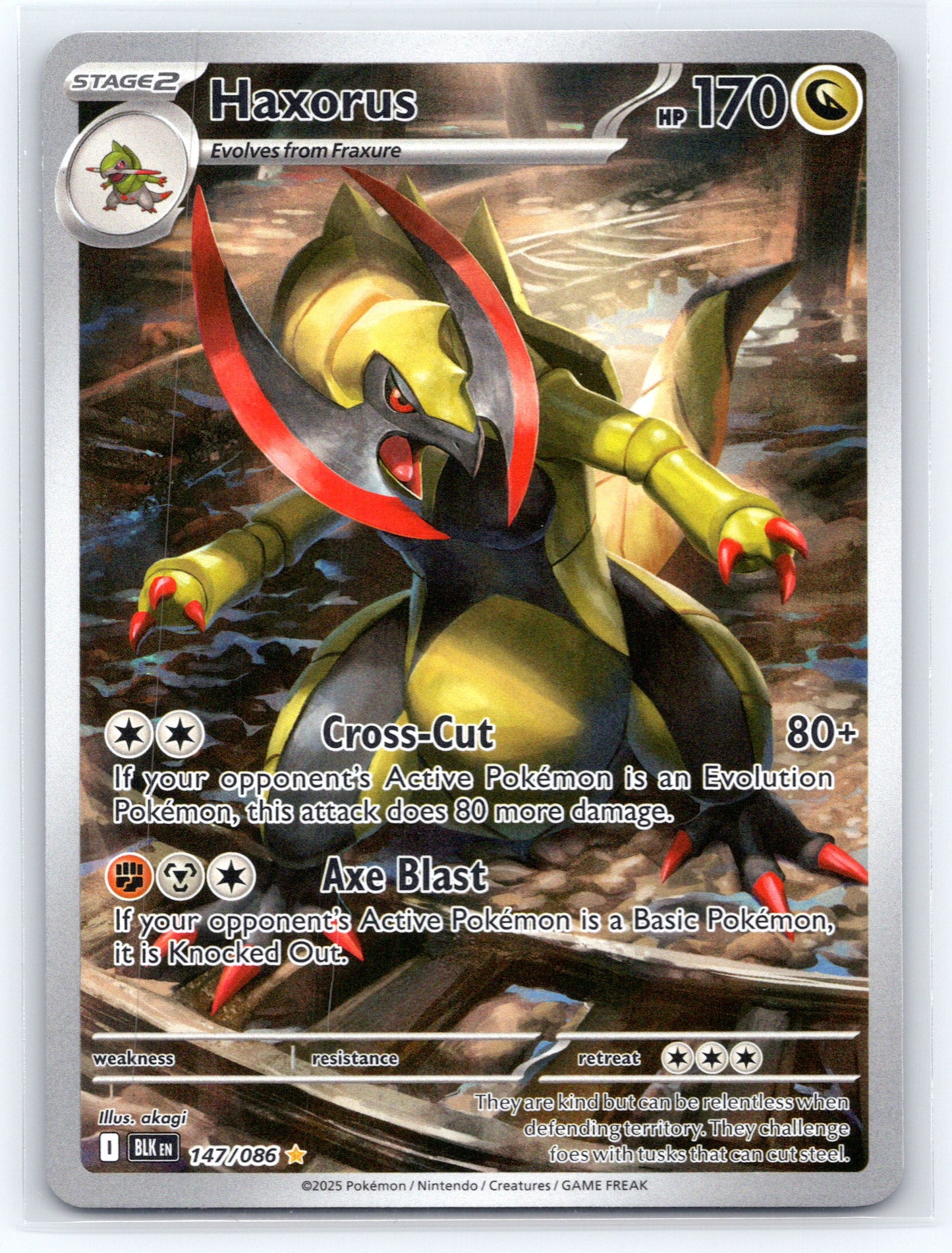 Haxorus - #147/086 - SV: Black Bolt