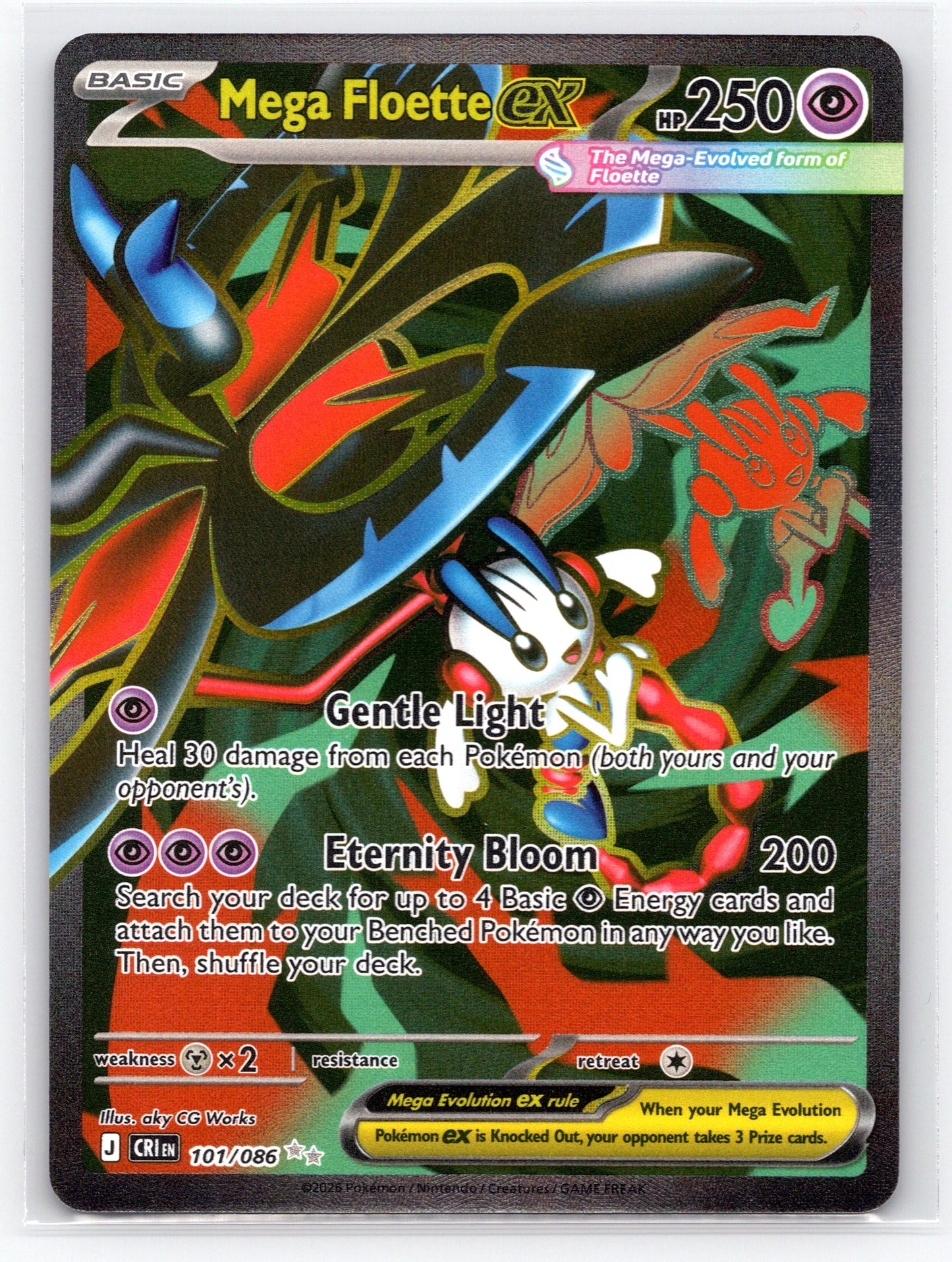 Mega Floette ex - #101/086 - ME04: Chaos Rising