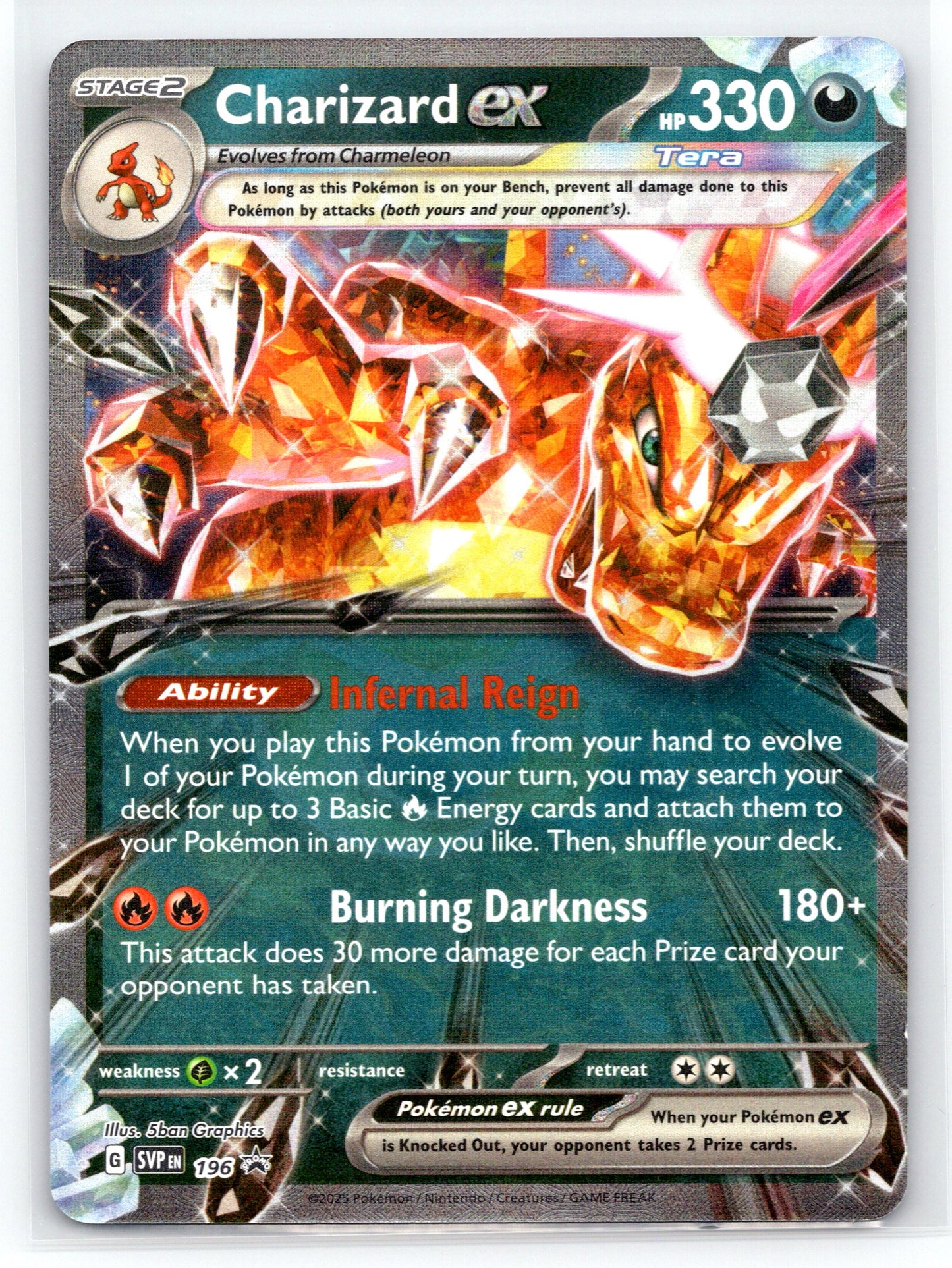Charizard ex -196 - #196 - SV: Scarlet & Violet Promo Cards