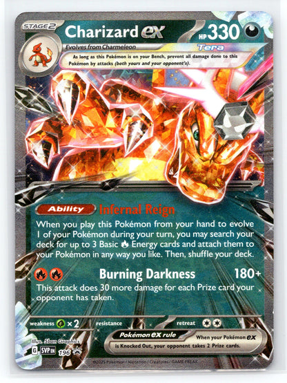 Charizard ex -196 - #196 - SV: Scarlet & Violet Promo Cards