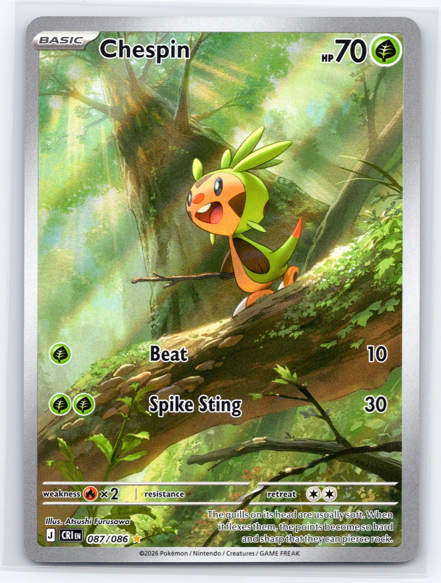 Chespin - #087/086 - ME04: Chaos Rising