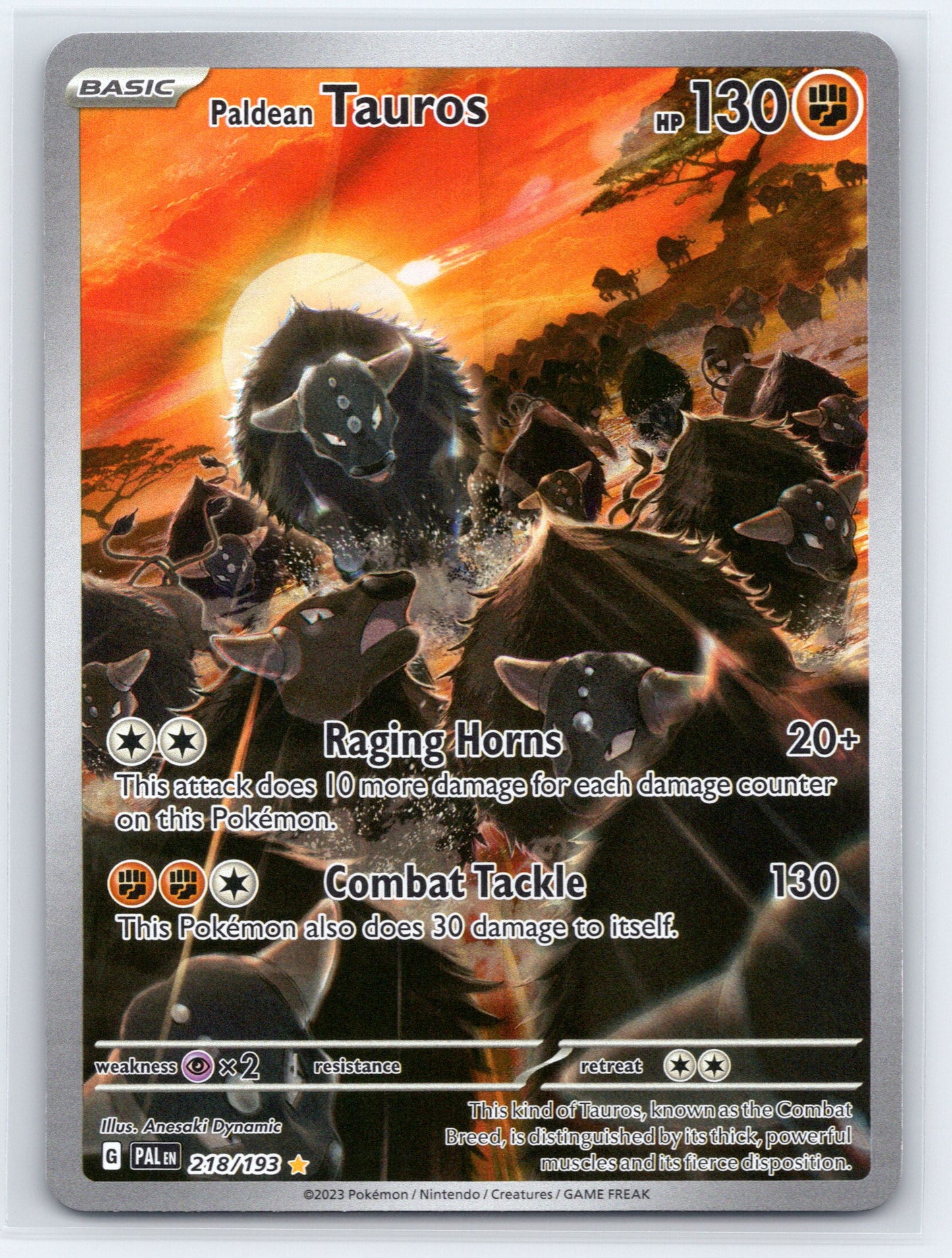 Paldean Tauros - #218/193 - SV02: Paldea Evolved