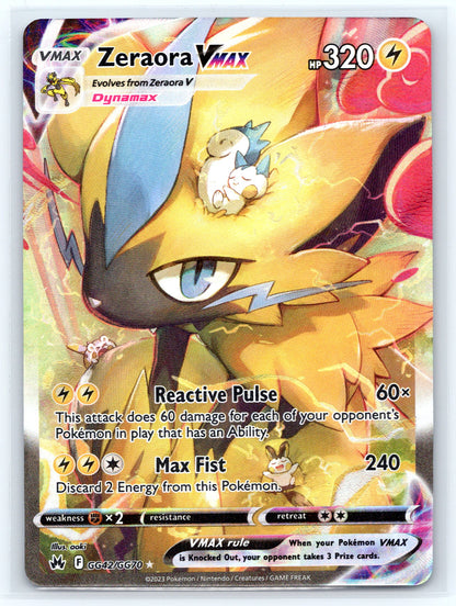 Zeraora VMAX - #GG42/GG70 - SWSH: Crown Zenith: Galarian Gallery
