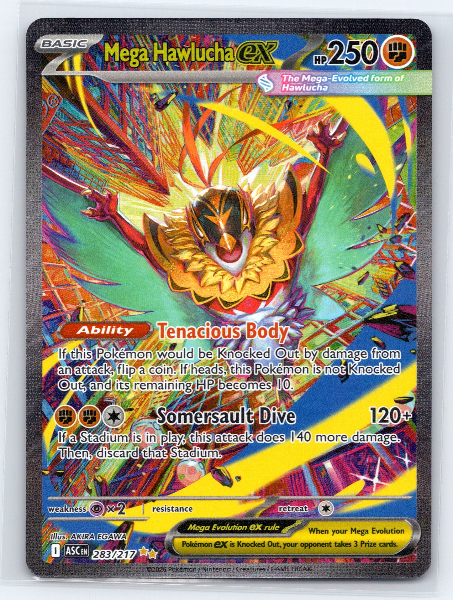 Mega Hawlucha ex - #283/217 - ME: Ascended Heroes