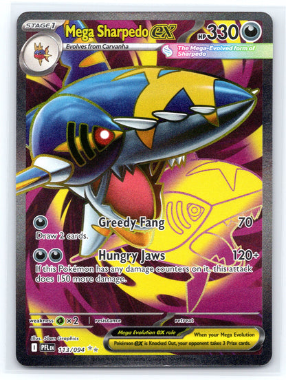 Mega Sharpedo ex - #113/094 - ME02: Phantasmal Flames