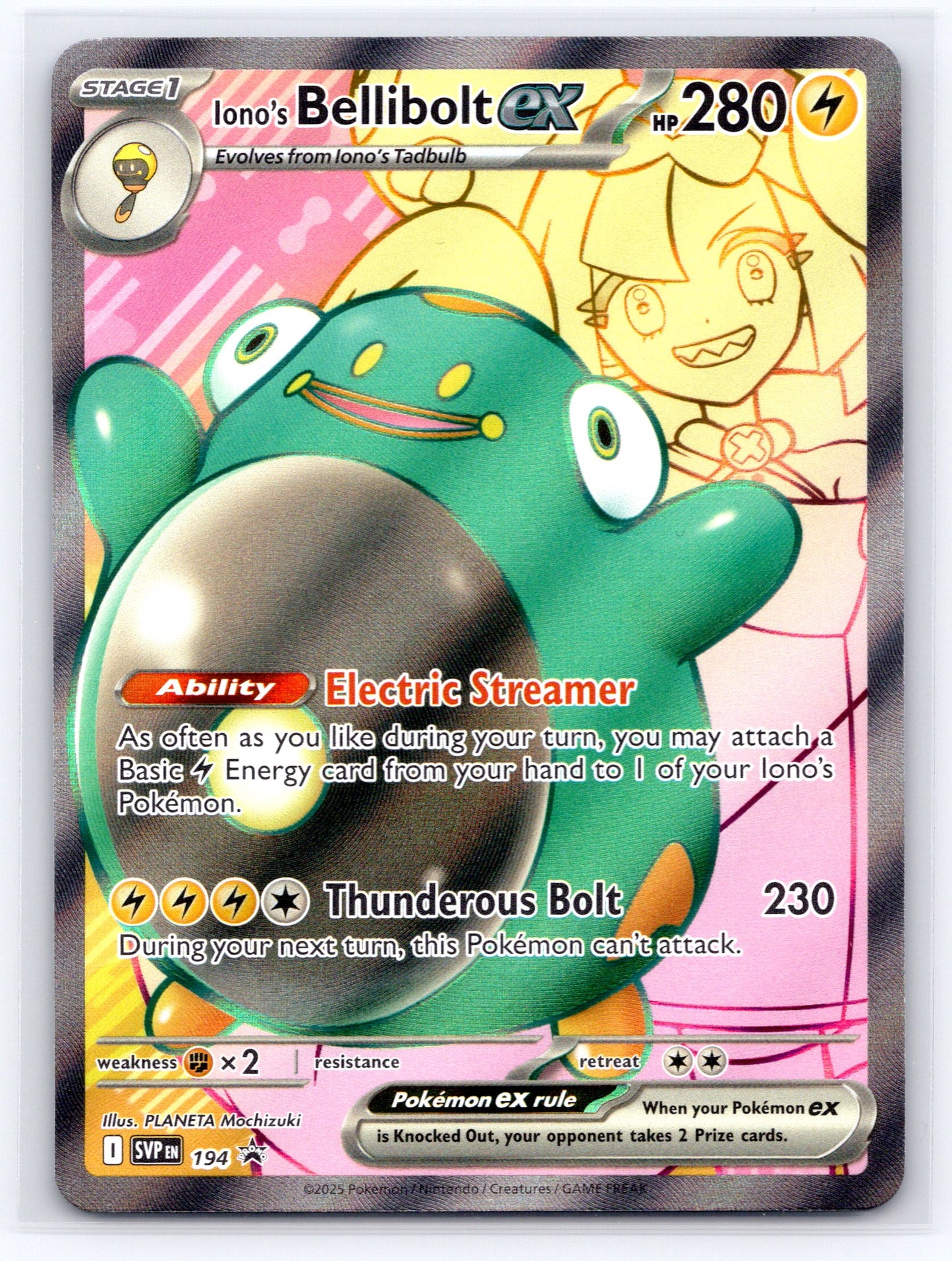 Iono's Bellibolt ex - #194 - SV: Scarlet & Violet Promo Cards