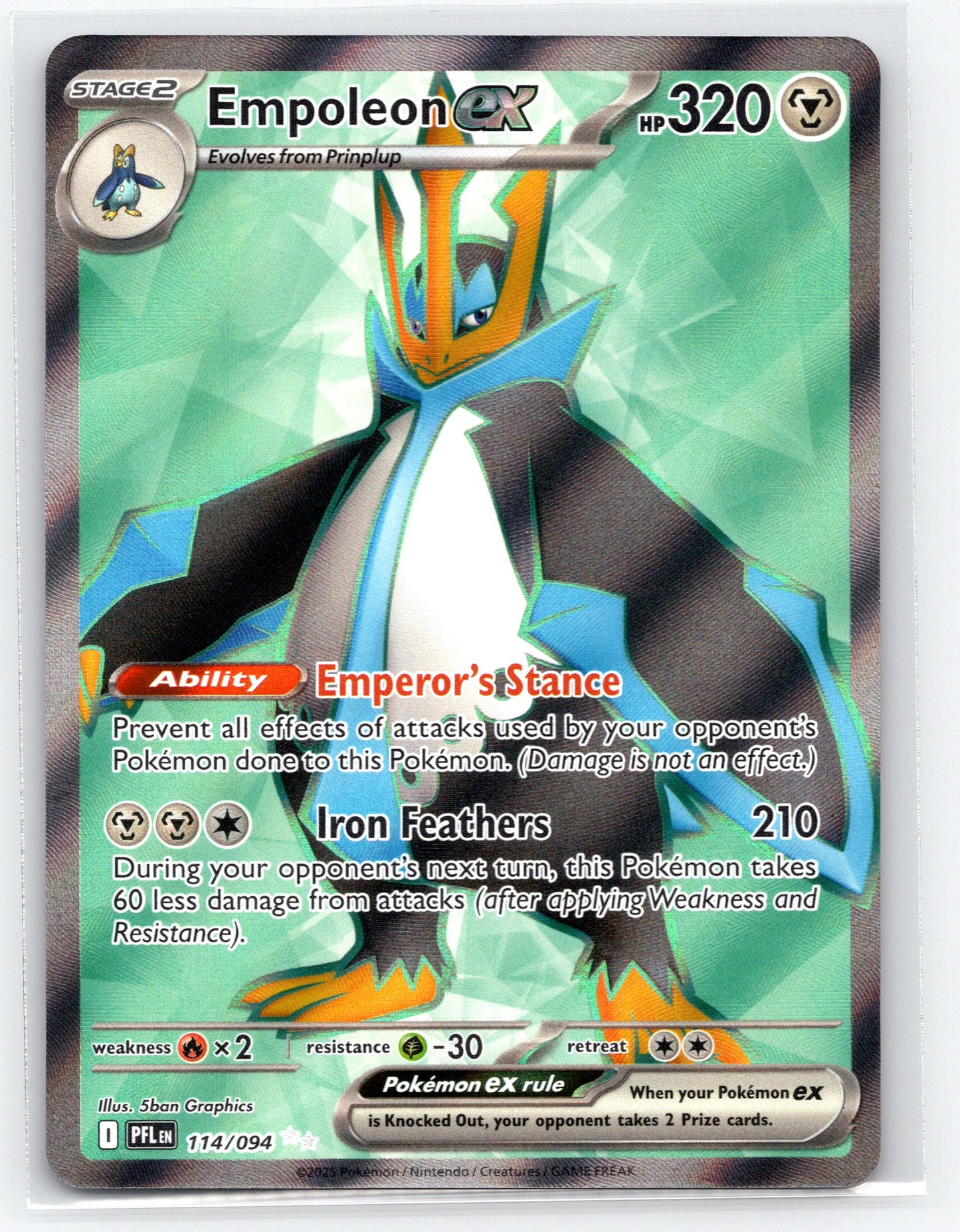 Empoleon ex - #114/094 - ME02: Phantasmal Flames