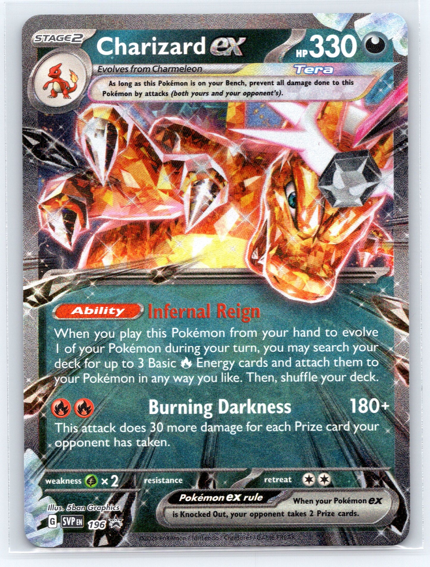 Charizard ex -196 - #196 - SV: Scarlet & Violet Promo Cards