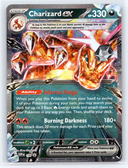 Charizard ex -196 - #196 - SV: Scarlet & Violet Promo Cards