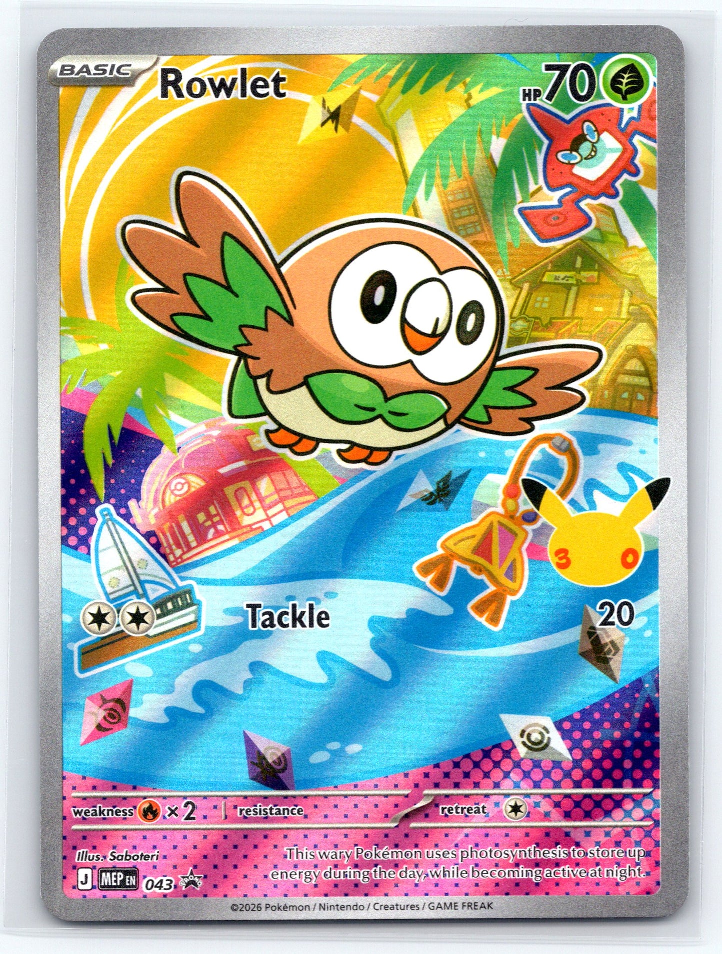 Rowlet - #043 - ME: Mega Evolution Promo