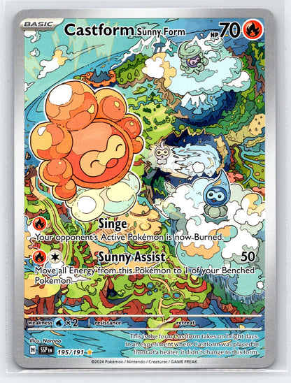 Castform Sunny Form - #195/191 - SV08: Surging Sparks