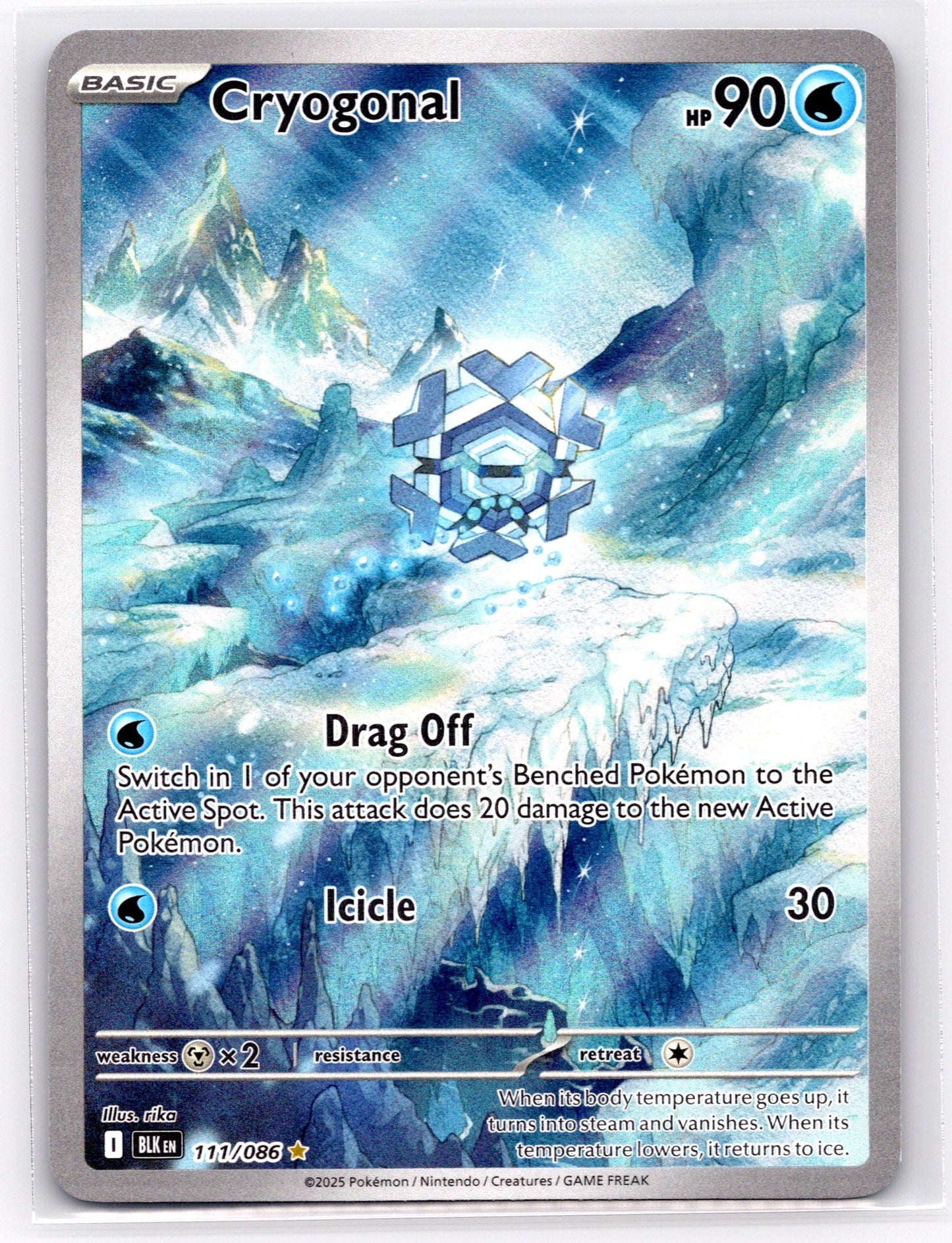 Cryogonal - #111/086 - SV: Black Bolt