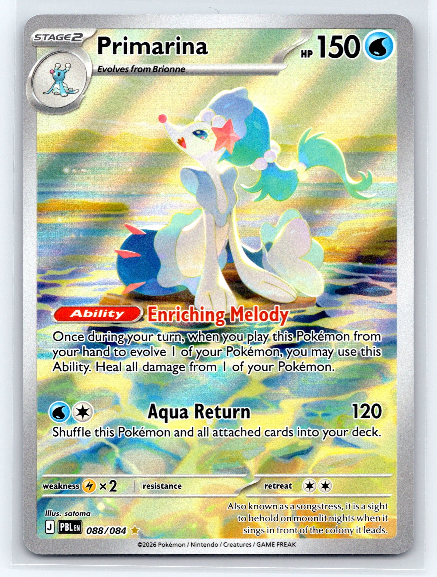 Primarina - #088/084 - ME05: Pitch Black