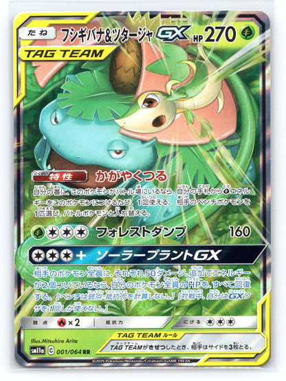 Venusaur & Snivy GX - #001/064 - SM11a: Remix Bout