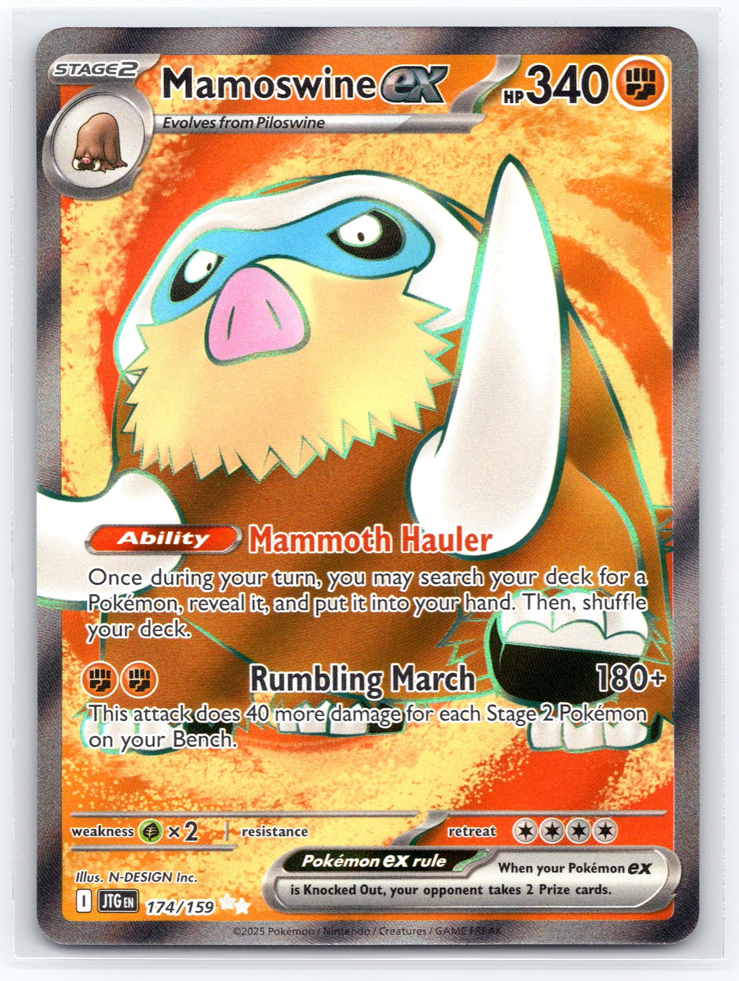 Mamoswine ex - #174/159 - SV09: Journey Together