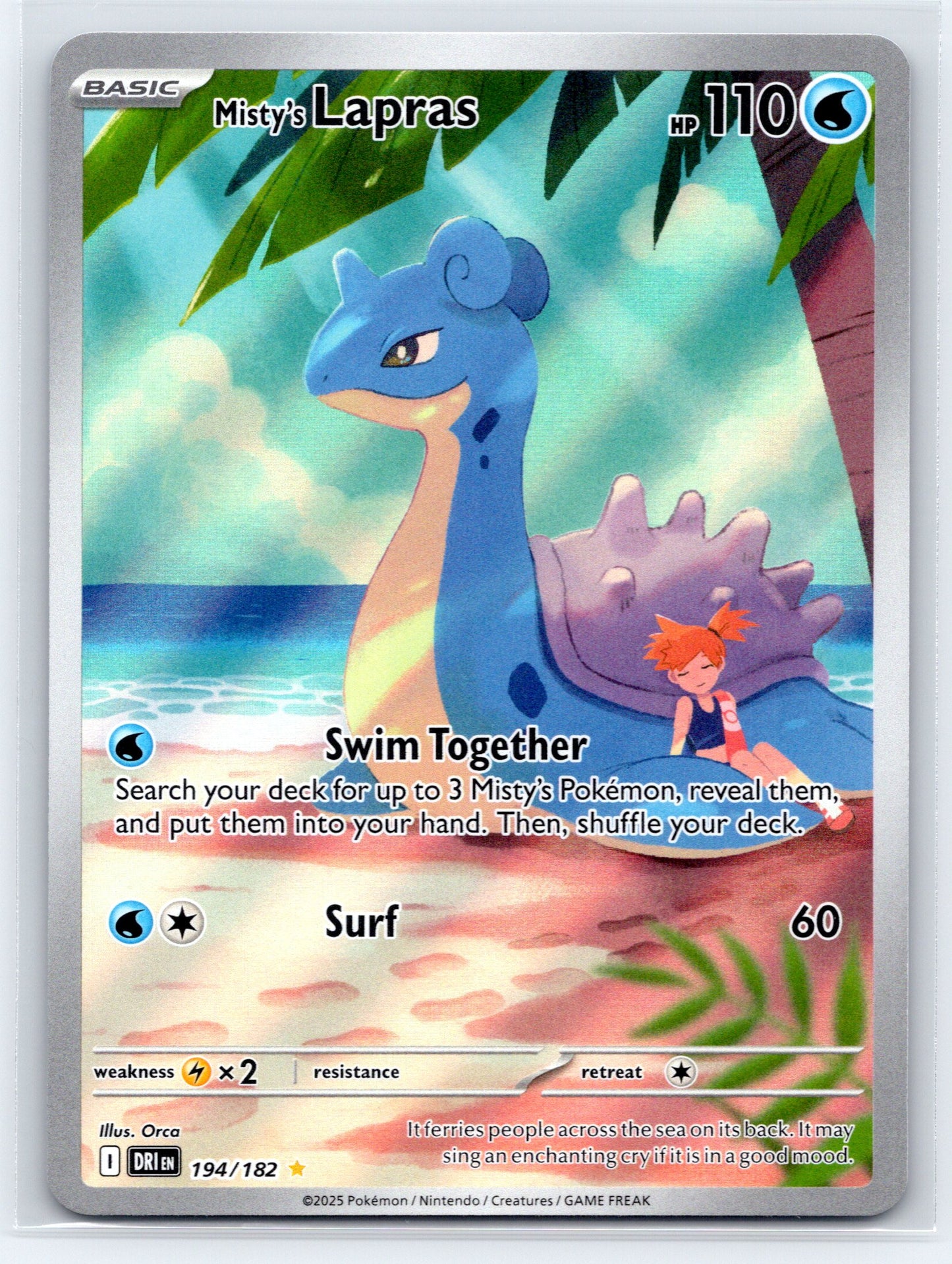 Misty's Lapras - #194/182 - SV10: Destined Rivals