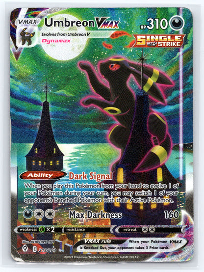 (Damaged) Umbreon VMAX - #215/203 - SWSH07: Evolving Skies