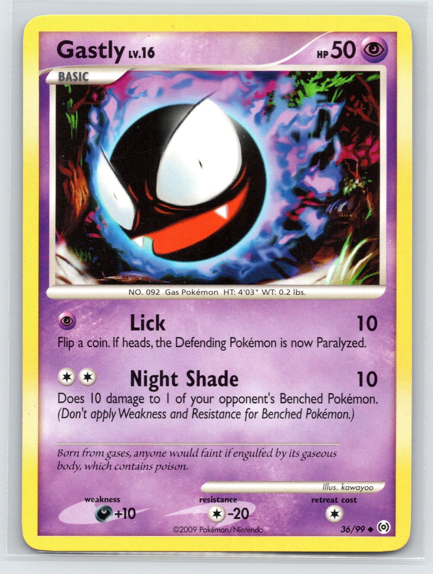 Gastly (36) - #36/99 - Arceus