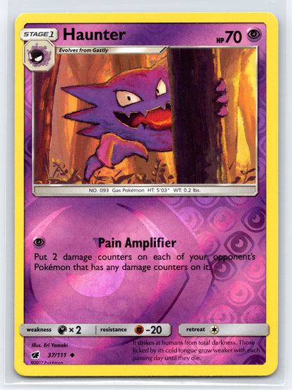 Haunter - #37/111 - SM - Crimson Invasion - Reverse Holofoil
