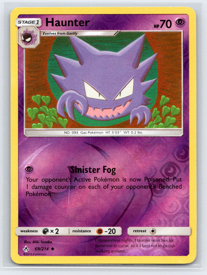Haunter - #69/214 - SM - Unbroken Bonds - Reverse Holofoil