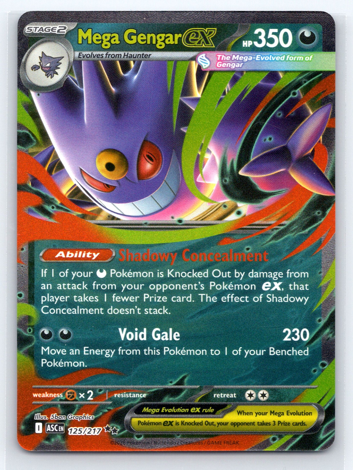 Mega Gengar ex - #125/217 - ME: Ascended Heroes