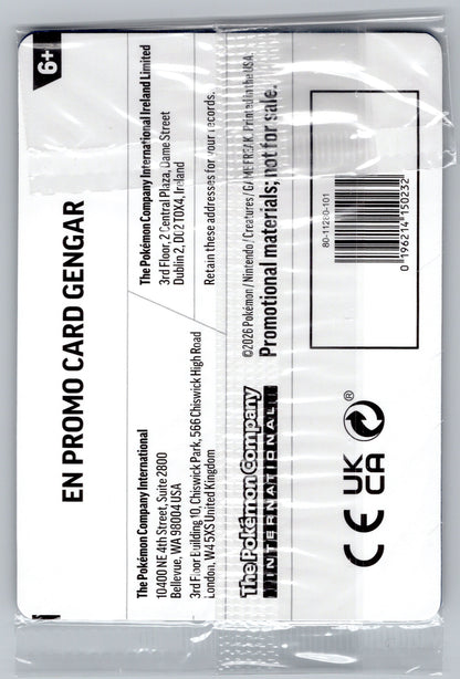 Gengar (EB Games Exclusive) - #050/088 - Miscellaneous Cards & Products