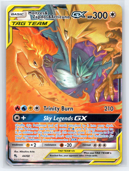 Moltres & Zapdos & Articuno GX - #44/68 - Hidden Fates