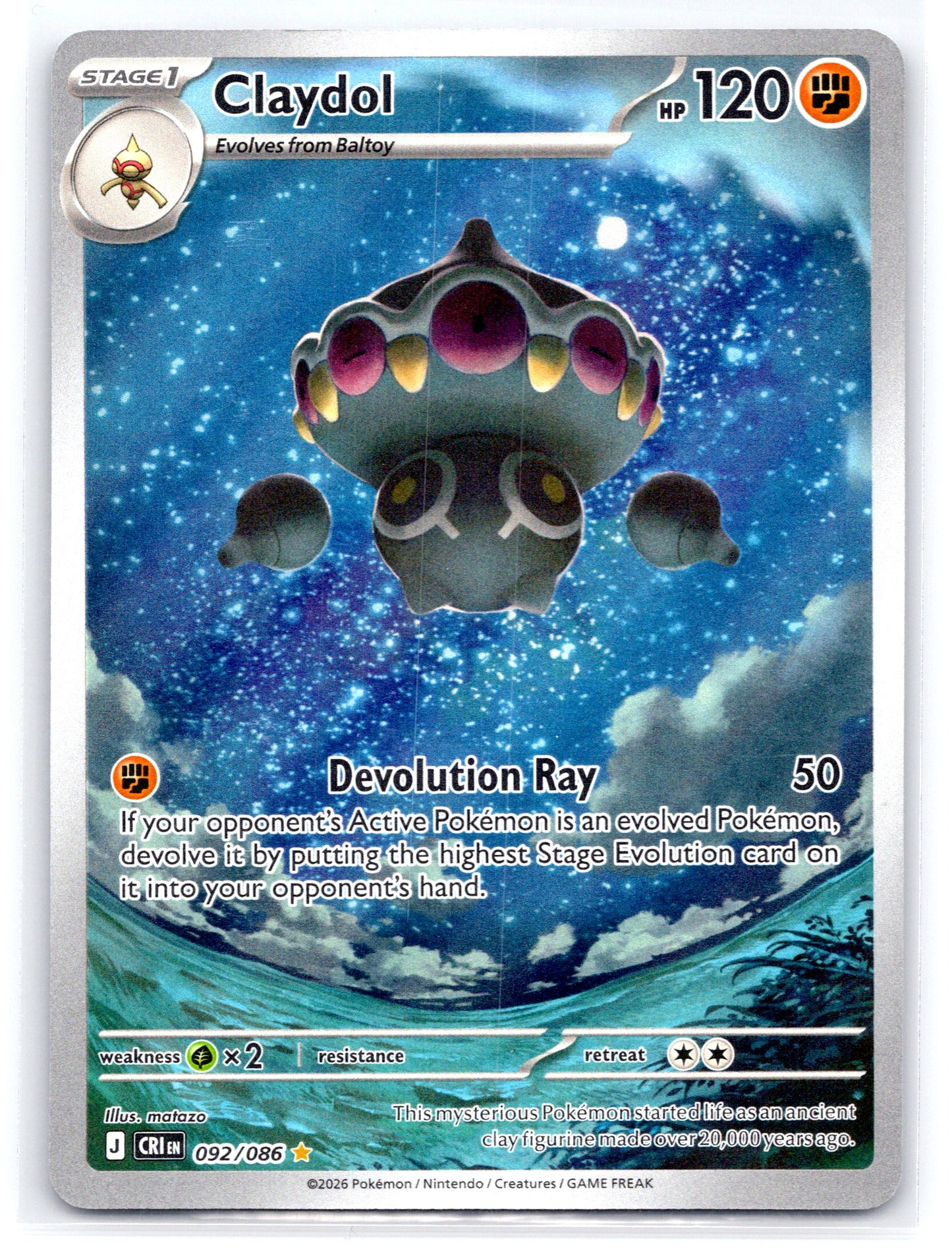Claydol - #092/086 - ME04: Chaos Rising