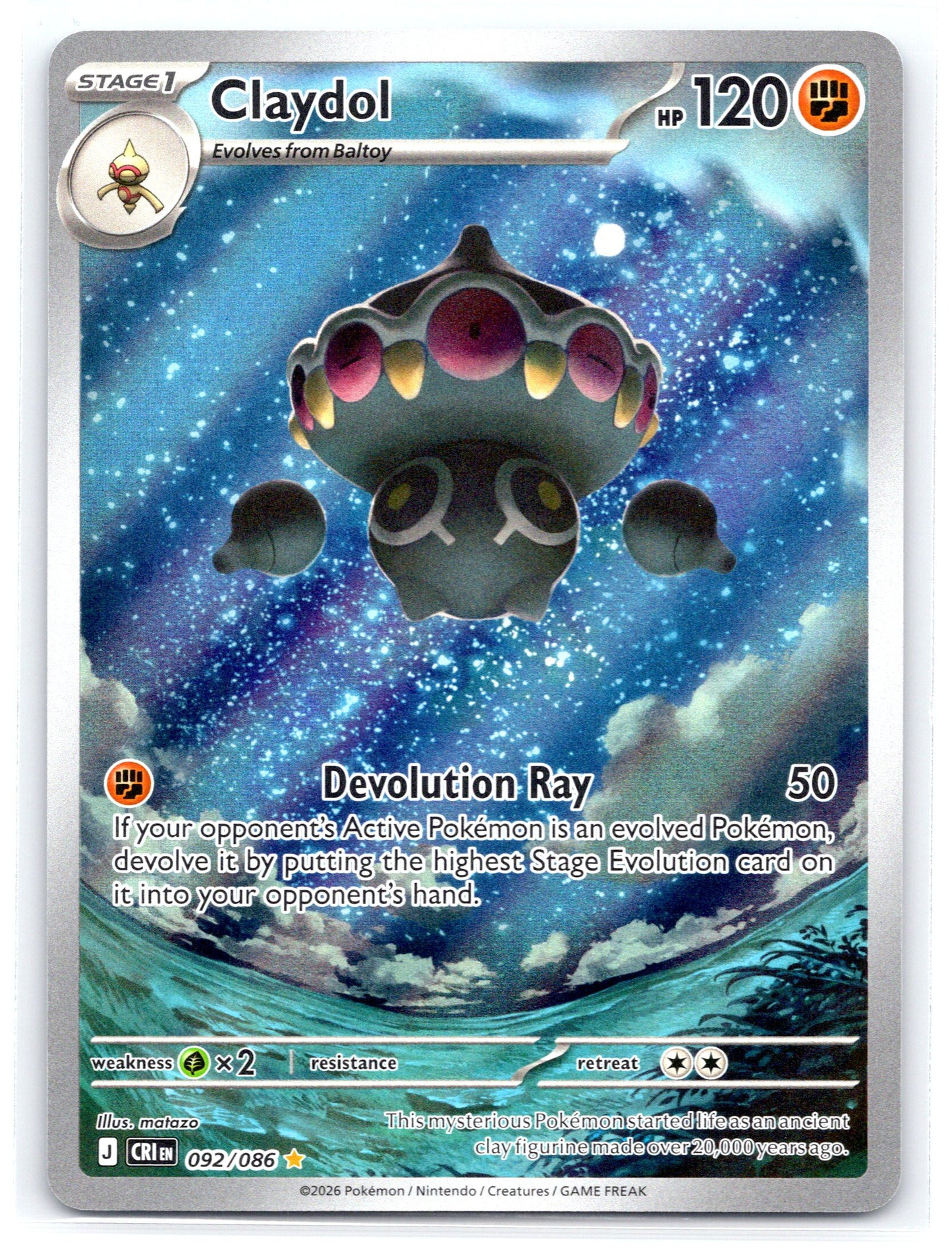 Claydol - #092/086 - ME04: Chaos Rising