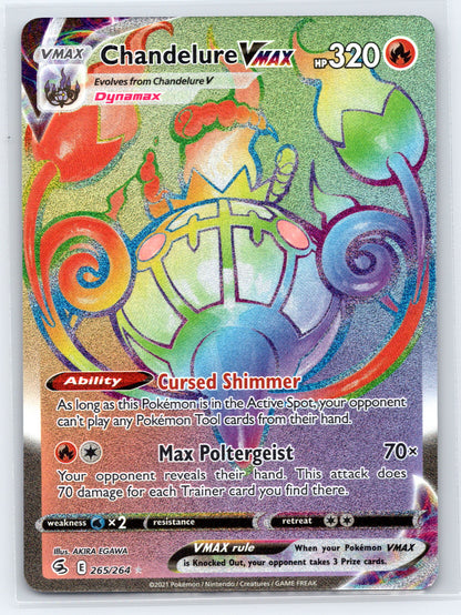 Chandelure VMAX (Secret) - #265/264 - SWSH08: Fusion Strike