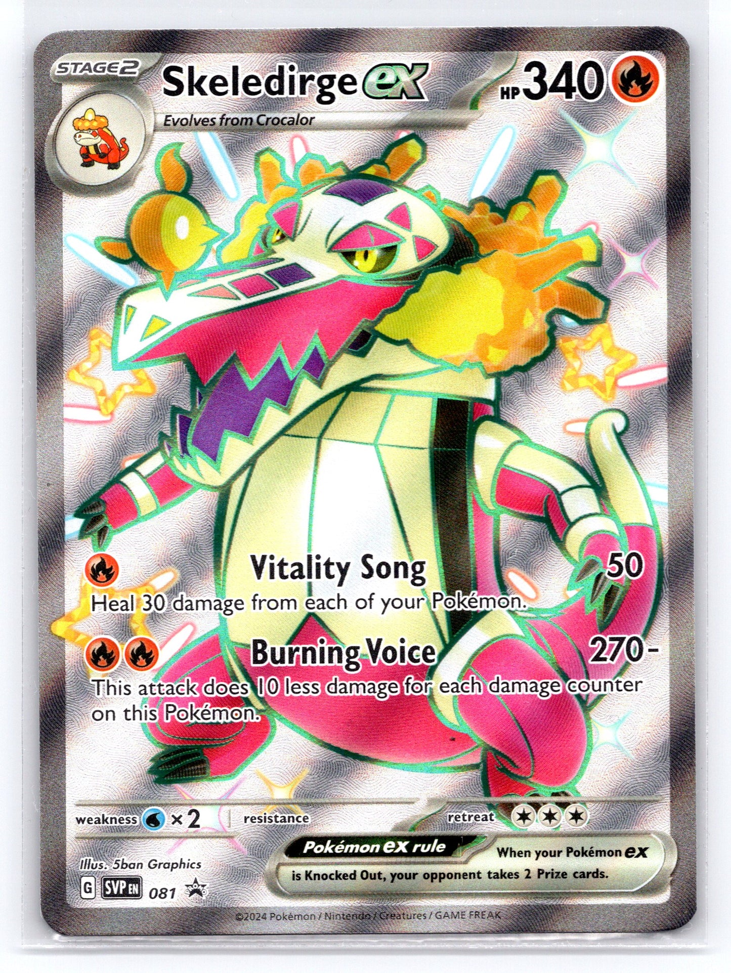 Skeledirge ex - #081 - SV: Scarlet & Violet Promo Cards