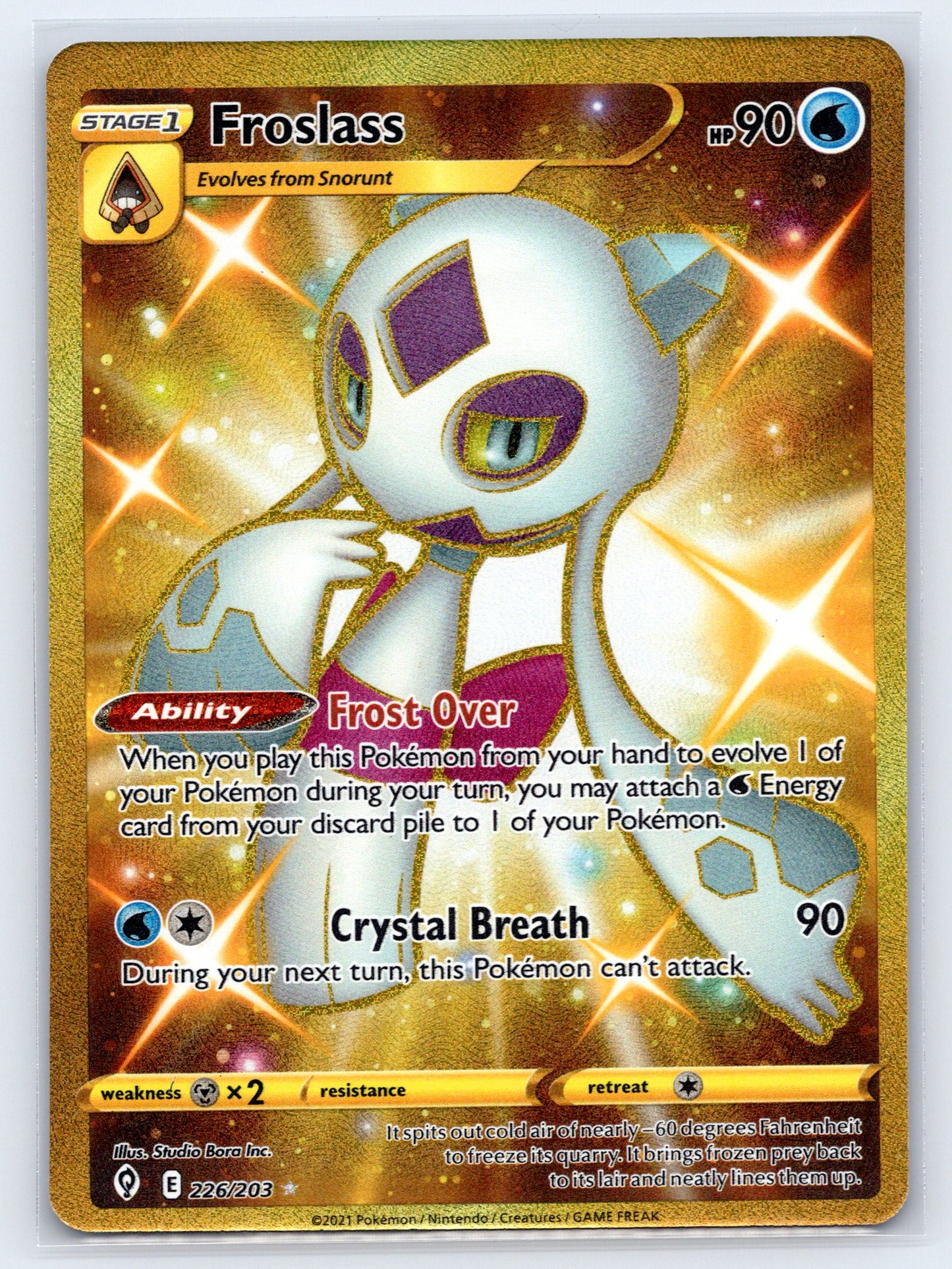 Froslass (Secret) - #226/203 - SWSH07: Evolving Skies