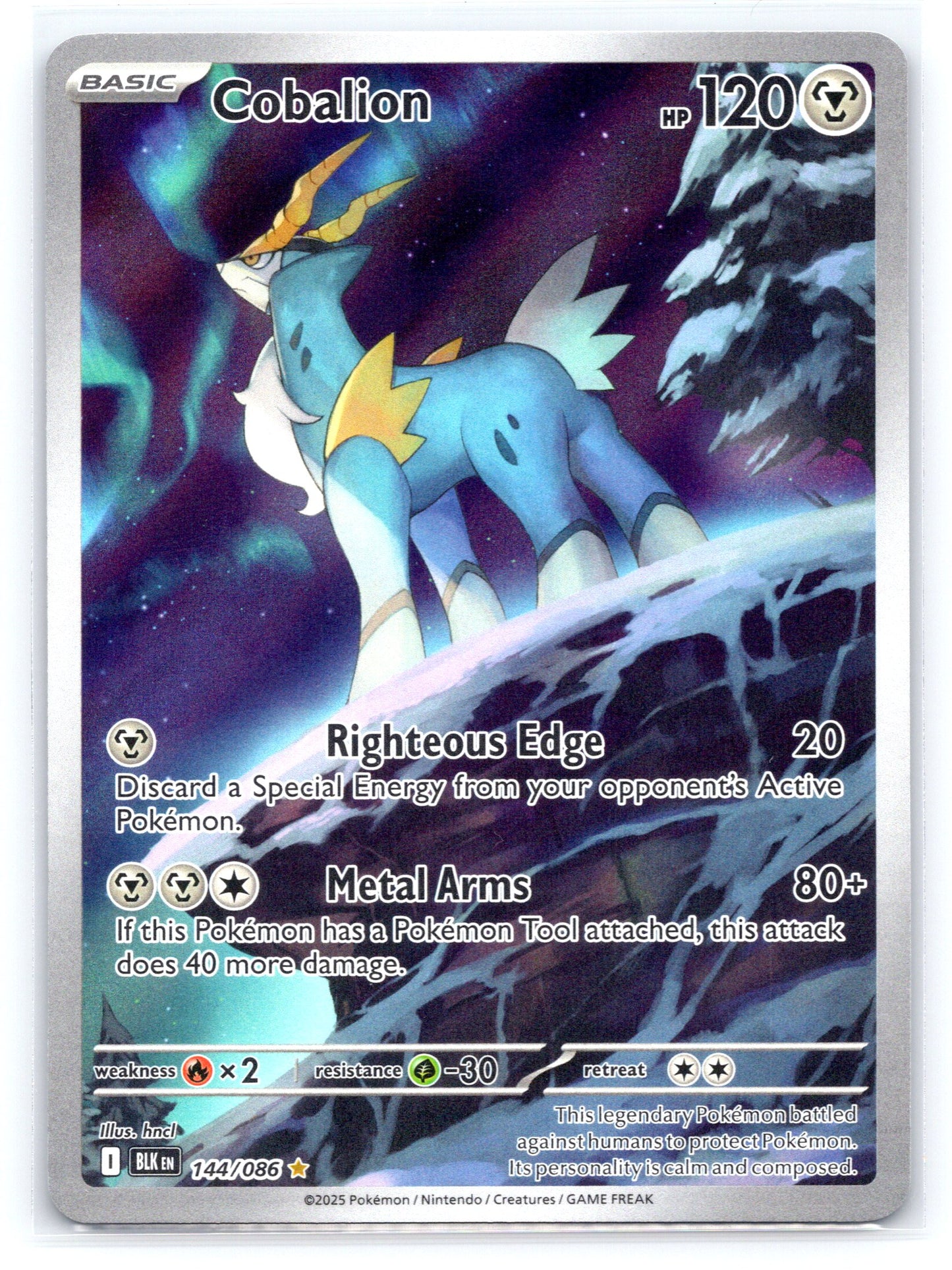 Cobalion - #144/086 - SV: Black Bolt
