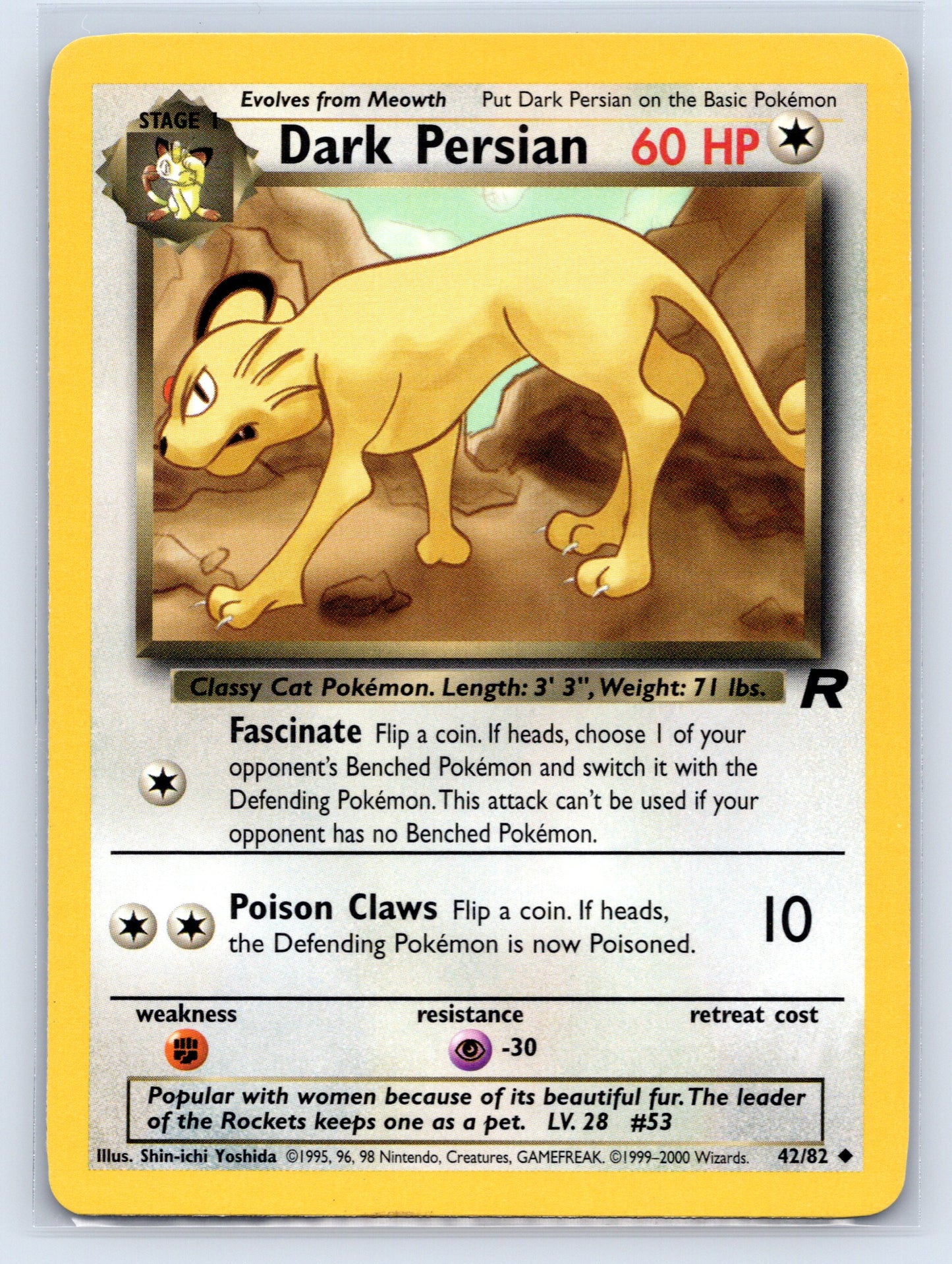Dark Persian - #42/82 - Team Rocket