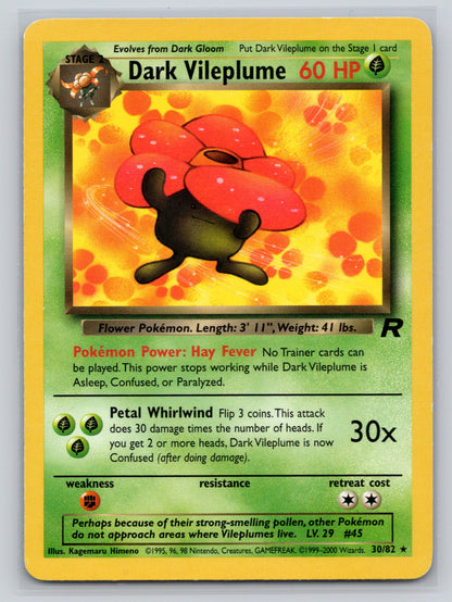 Dark Vileplume (30) - #30/82 - Team Rocket