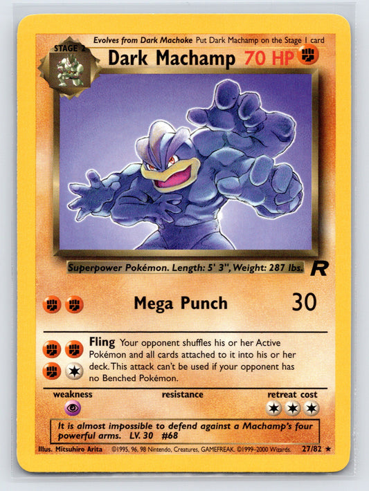 Dark Machamp (27) - #27/82 - Team Rocket