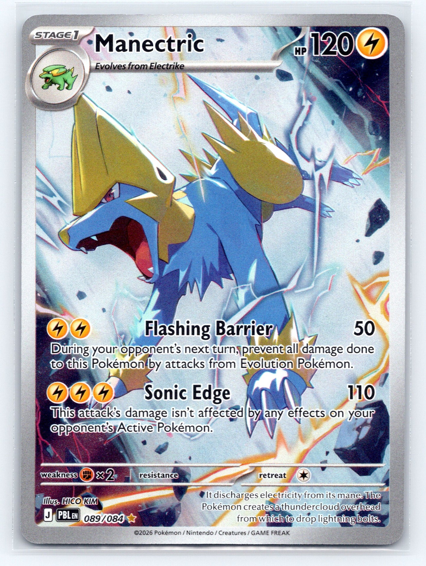 Manectric - #089/084 - ME05: Pitch Black