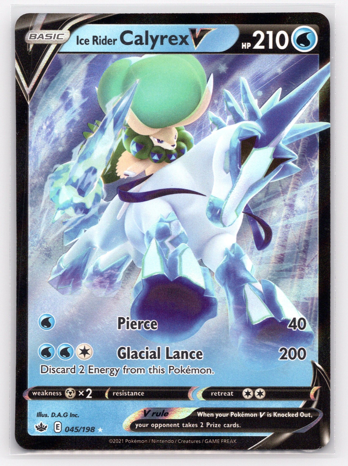 Ice Rider Calyrex V - #045/198 - Miscellaneous Cards & Products