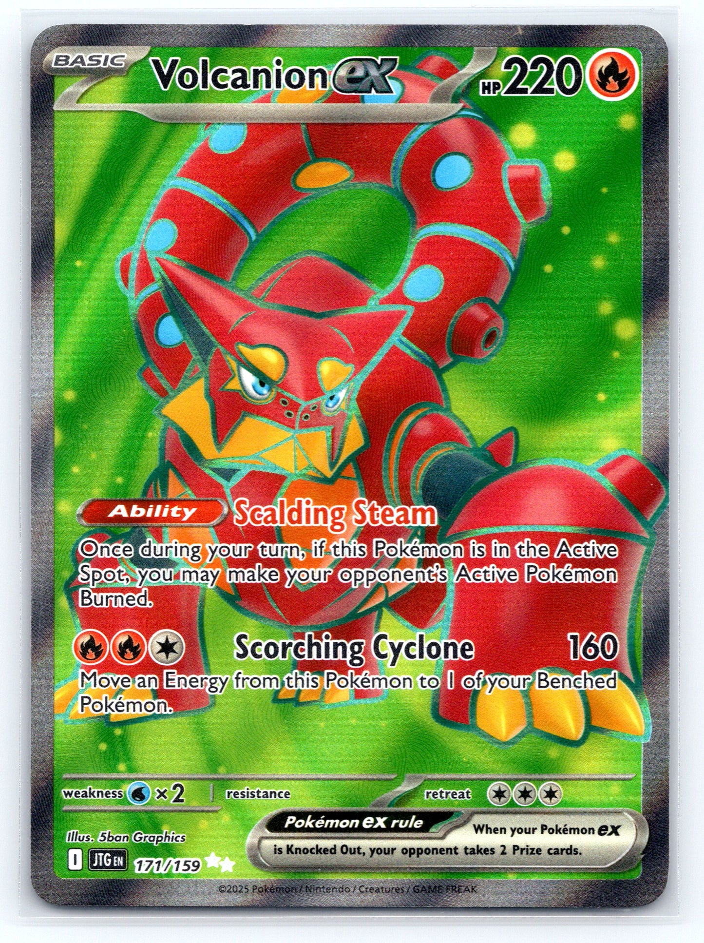 Volcanion ex - #171/159 - SV09: Journey Together
