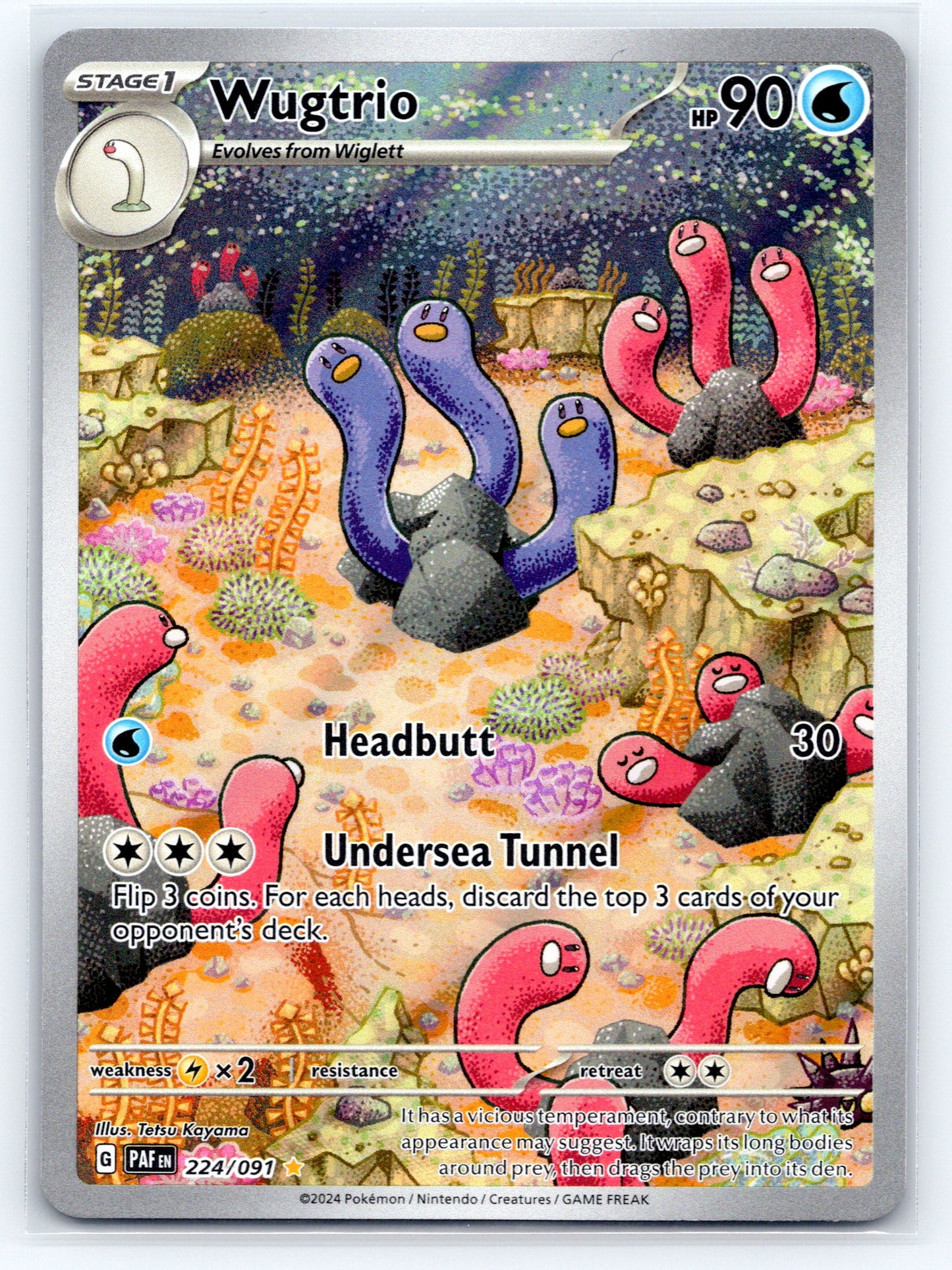 Wugtrio - #224/091 - SV: Paldean Fates