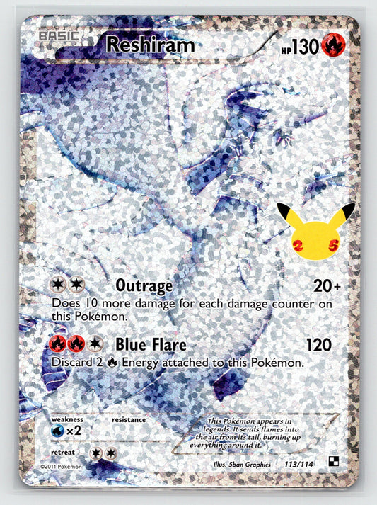 Reshiram - #113/114 - Celebrations: Classic Collection