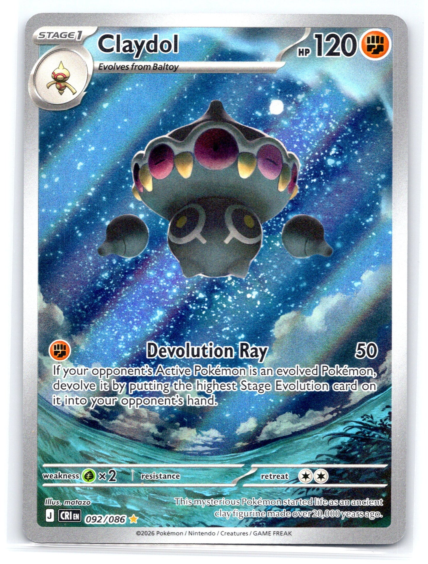 Claydol - #092/086 - ME04: Chaos Rising