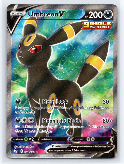 Umbreon V (Full Art) - #188/203 - SWSH07: Evolving Skies